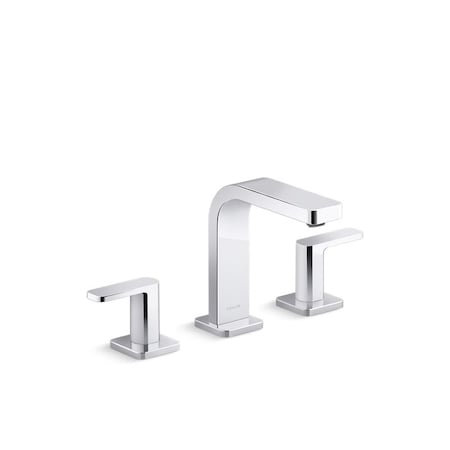 Kohler Parallel Widespread Bathroom Sink Faucet With Lever Handles 23484-4-CP